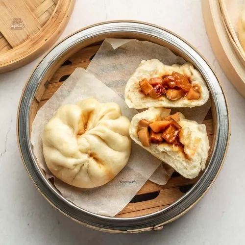 Bánh bao xá xíu phomai